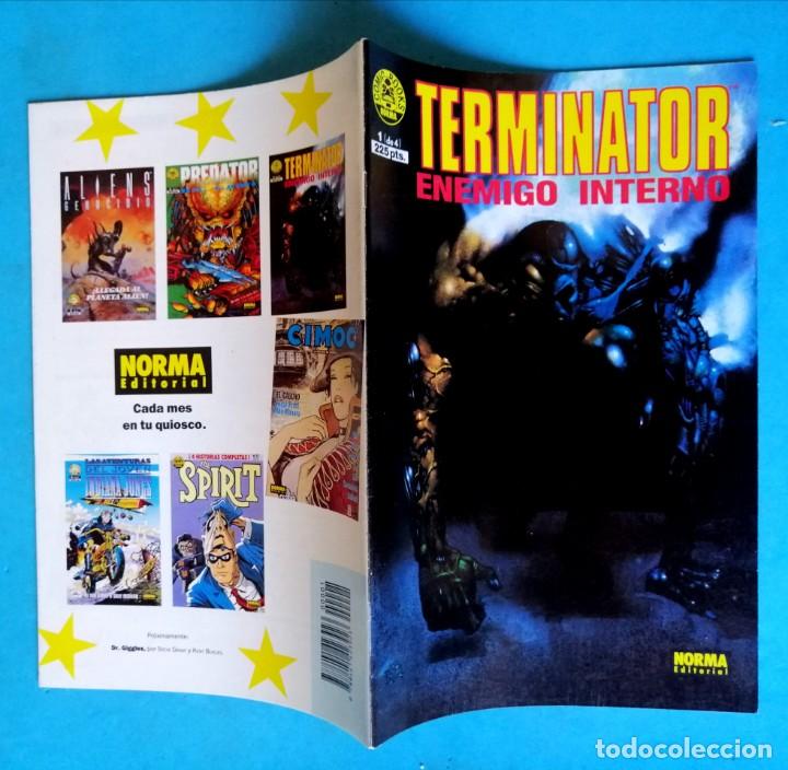 C&oacute;mics: TERMINATOR - ENEMIGO INTERNO 1 DE 4 - NORMA 1993 - Foto 2