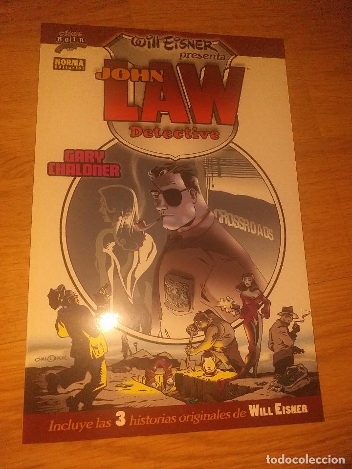 C&oacute;mics: COMIC- WILL EISNER JOHN LAW-NORMA COMIC NOIR-GARY CHALONER- BUEN ESTADO - Foto 1