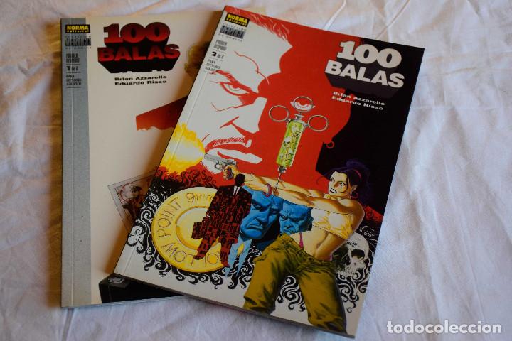 C&oacute;mics: 100 Balas, Primer Disparo, Brian Azzarello y Eduardo Risso. 2 Tomos - Foto 1