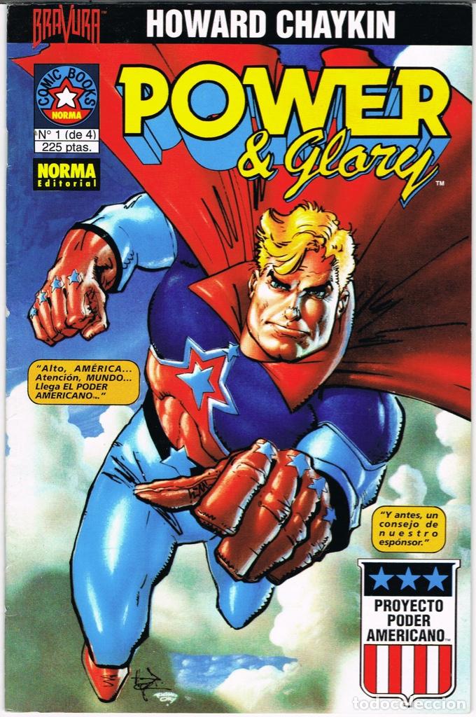 C&oacute;mics: POWER & GLORY POR HOWARD CHAYKIN MINISERIE COMPLETA 4 NUMEROS - Foto 1