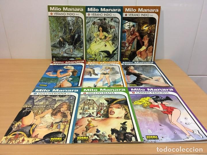 C&oacute;mics: LOTE DE 9 C&Oacute;MICS ER&Oacute;TICOS DE MILO MANARA - HISTORIAS COMPLETAS. NORMA EDITORIAL, 1999
