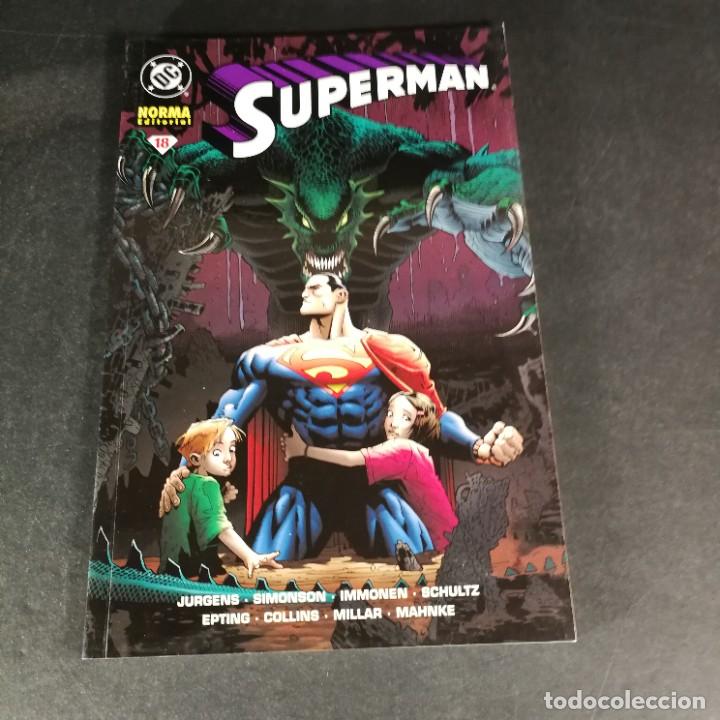 C&oacute;mics: DC Comics Superman 18 Norma Editorial Como nuevo - Foto 1