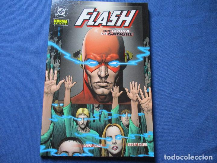 C&oacute;mics: DC / FLASH &middot; QUE CORRA LA SANGRE de GEOFF JOHNS / NORMA - Foto 2