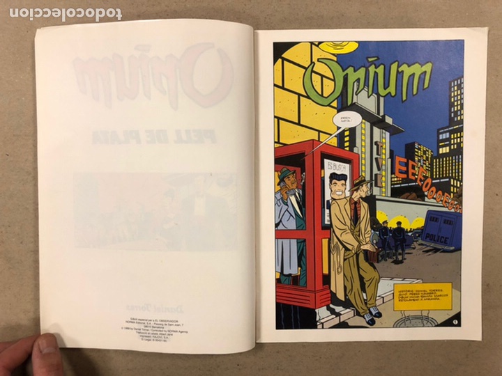 C&oacute;mics: ON&Iacute;UM N&deg; 4 &ldquo;PELL DE PLATA&rdquo; DANIEL TORRES (NORMA EDITORIAL 1990). - Foto 3