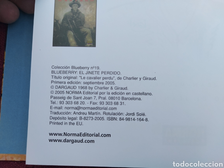 C&oacute;mics: BLUEBERRY-EL JINETE PERDIDO-NORMA EDITORIAL-COMIC DEL OESTE - Foto 10