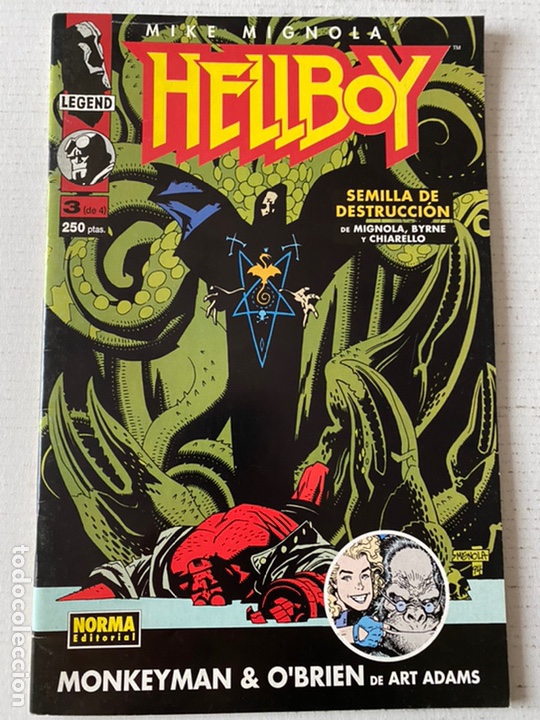C&oacute;mics: HELLBOY Semilla de destrucci&oacute;n. 3/4 NORMA Nuevo de Kiosko - Foto 1