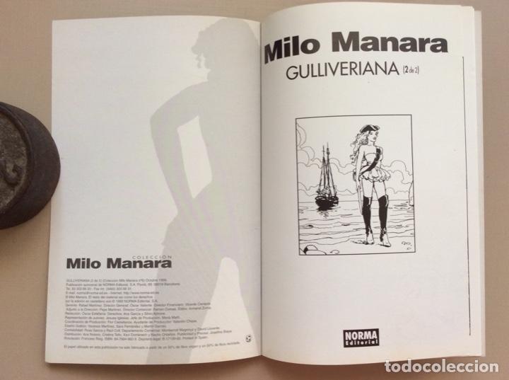 C&oacute;mics: COLECCION MILO MANARA N&uacute;mero 5 GULLIVERIANA (2 de 2) - Foto 2