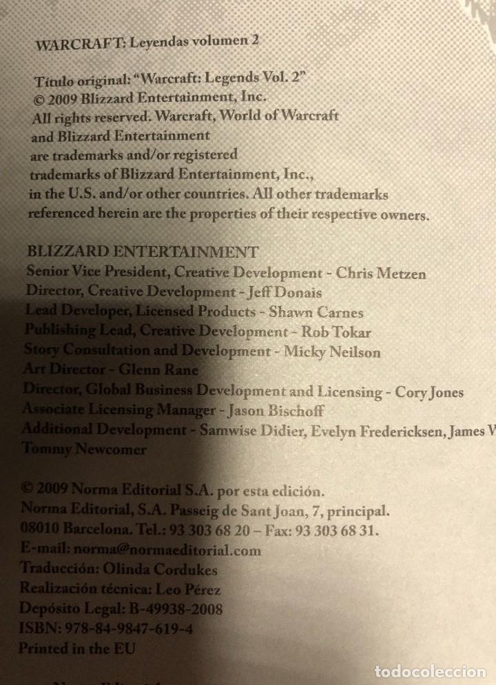 C&oacute;mics: WARCRAFT. LEYENDAS VOLUMEN 2. NORMA EDITORIAL - Foto 2
