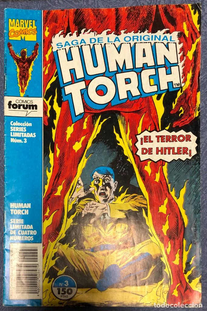 C&oacute;mics: HUMAN TORCH N&ordm;3. MARVEL COMICS. COMICS FORUM. PLANETA DEAGOSTINI. 1990 - Foto 1