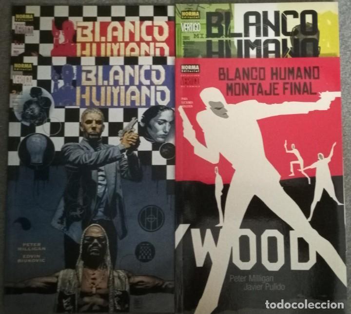 C&oacute;mics: COLECCI&Oacute;N V&Eacute;RTIGO: BLANCO HUMANO (4 tomos) - Foto 1