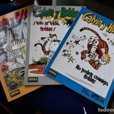 Comics : CALVIN Y HOBBES Nº 1-2 Y 3 - NORMA EDITORIAL. Lote 278975948