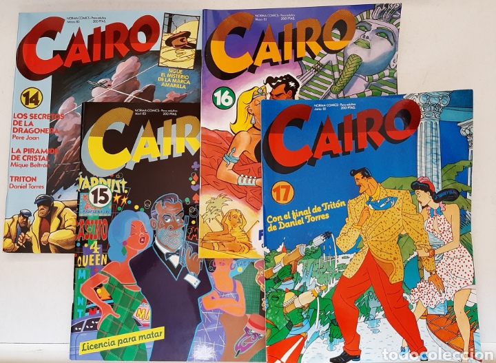 C&oacute;mics: LOTE 4 N&Uacute;MEROS CORRELATIVOS DE C&Oacute;MICS CAIRO - Foto 1