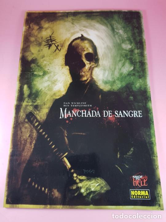 C&oacute;mics: COMIC-MANCHADA DE SANGRE-N&ordm;43-2007-DAN WICKLINE/BEN TEMPLESMITH-NORMA EDITORIAL-MADE IN HELL- - Foto 1