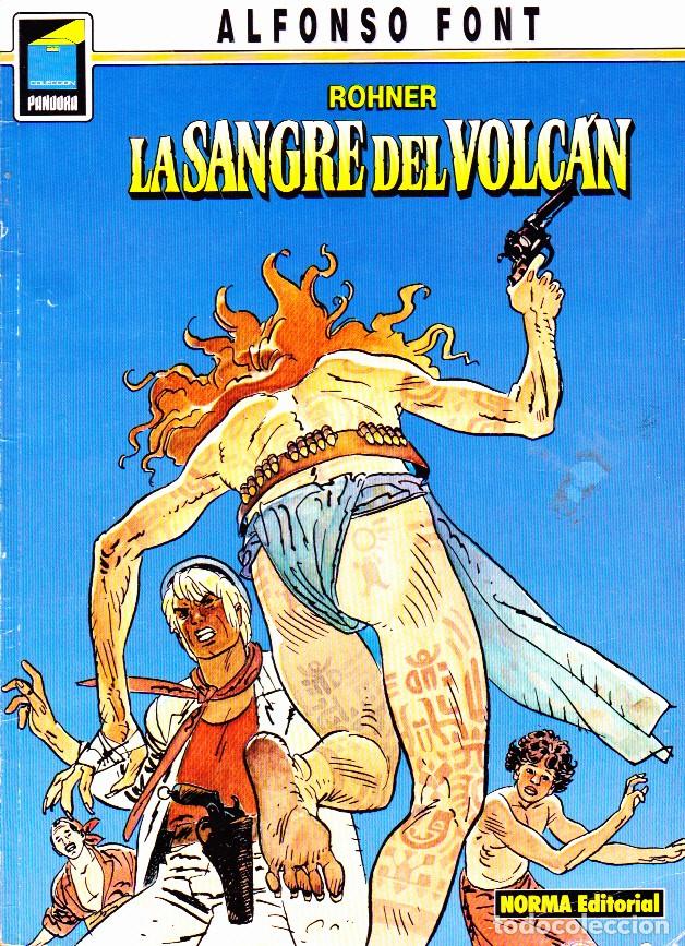 C&oacute;mics: COMIC COLECCION PANDORA ALFONSO FONT ROHNER LA SANGRE DEL VOLCAN - Foto 1