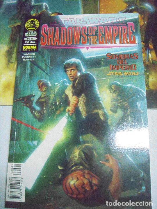 C&oacute;mics: STAR WARS: SOMBRAS DEL IMPERIO N&ordm; 1 AL 3 - ED. NORMA- COMPLETA! - Foto 3