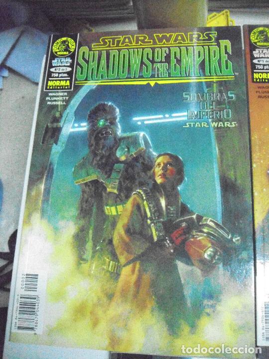 C&oacute;mics: STAR WARS: SOMBRAS DEL IMPERIO N&ordm; 1 AL 3 - ED. NORMA- COMPLETA! - Foto 4