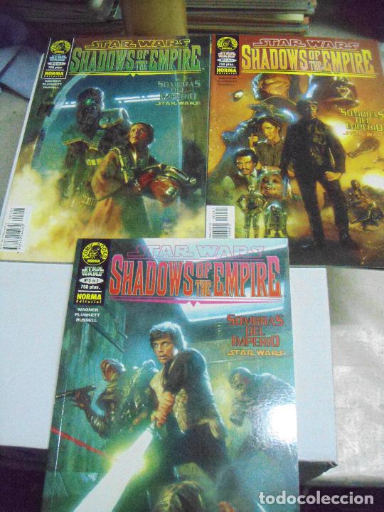 C&oacute;mics: STAR WARS: SOMBRAS DEL IMPERIO N&ordm; 1 AL 3 - ED. NORMA- COMPLETA! - Foto 1
