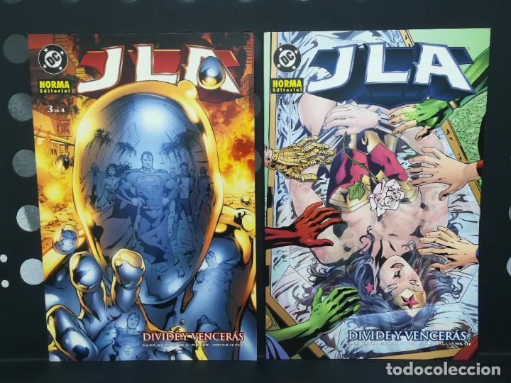 C&oacute;mics: JLA. DIVIDE Y VENCER&Aacute;S. TOMOS 1 Y 3. NORMA EDITORIAL - Foto 1