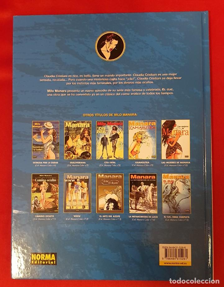 C&oacute;mics: El clic 4. Milo Manara. carton&eacute;. Norma Editorial. - Foto 2