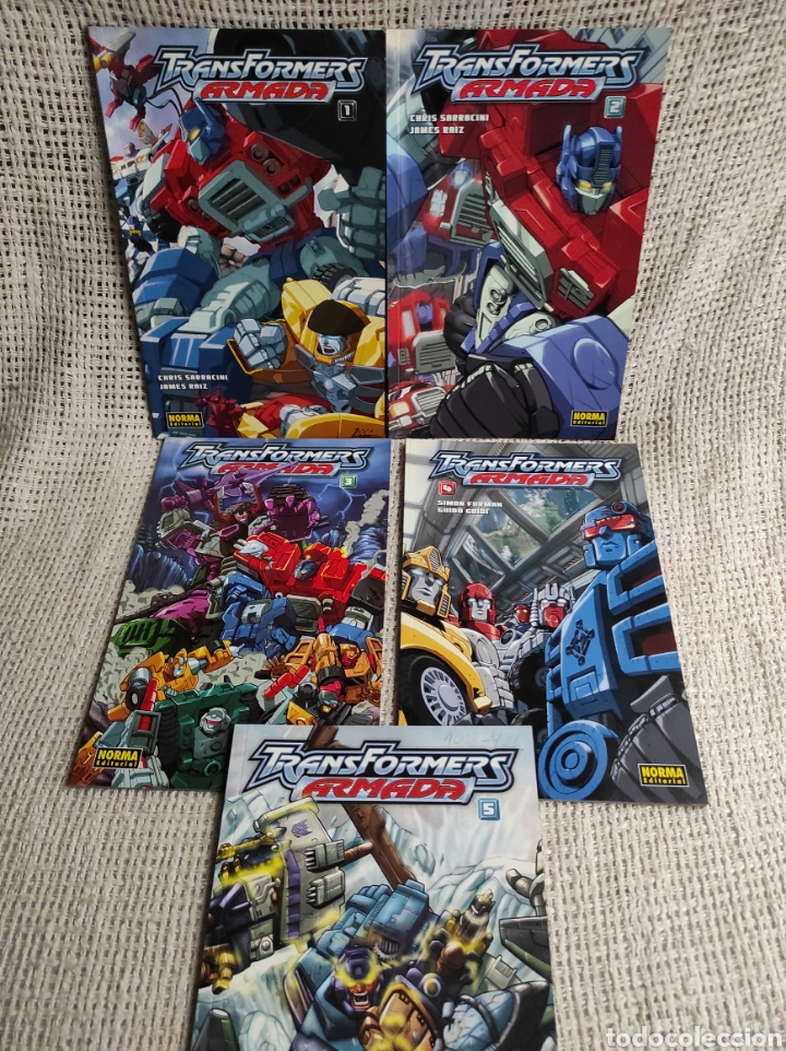 C&oacute;mics: TRANSFORMERS ARMADA - LOTE DE 5 EJEMPLARES ( N&ordm; 1 AL 5 ) - edita : NORMA - Foto 1