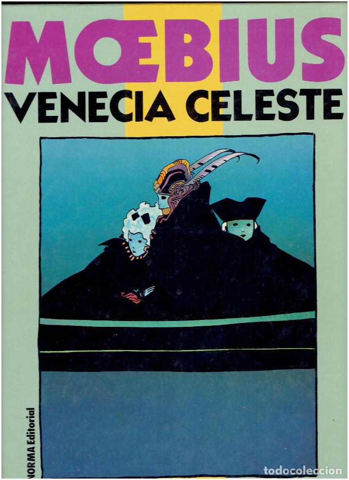 C&oacute;mics: * MOEBIUS, VENECIA CELESTE * Norma editorial, primera edici&oacute;n octubre 1984 * IMPECABLE * - Foto 1
