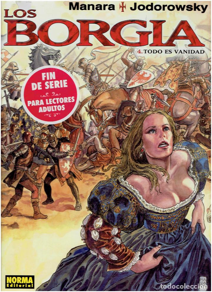 C&oacute;mics: * LOS BORGIA * Jodorowsky & Manara * COMPLETA 4 TOMOS * Norma Editorial 2005/2011 * - Foto 9