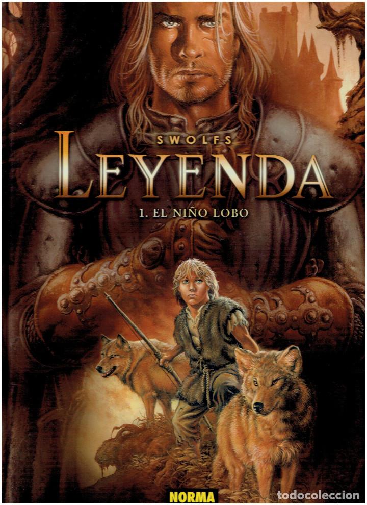 C&oacute;mics: * LEYENDA * SWOLFS * 5 TOMOS COMPLETA * NORMA 2005/2016 * - Foto 5