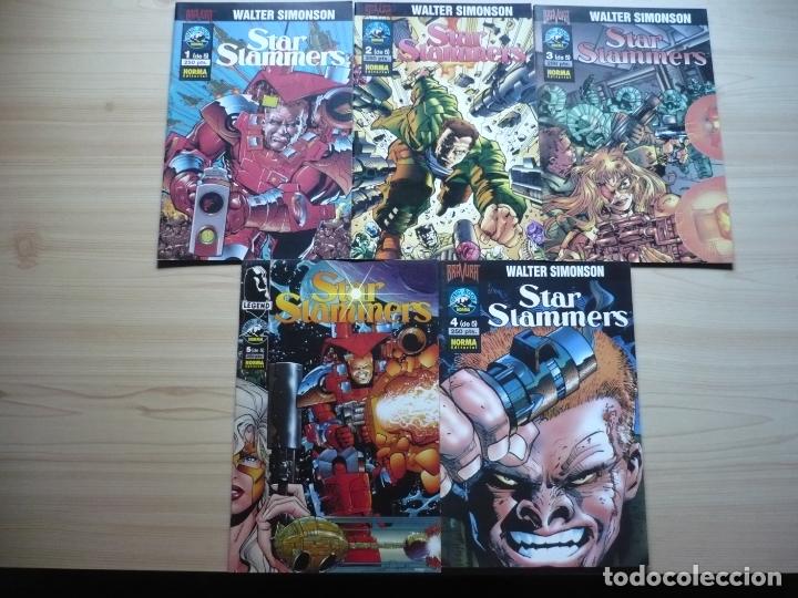 C&oacute;mics: Star Slammers. Walter Simonson. Completa, 5 n&uacute;meros, Norma Editorial. - Foto 2