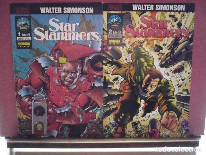 C&oacute;mics: Star Slammers. Walter Simonson. Completa, 5 n&uacute;meros, Norma Editorial. - Foto 3