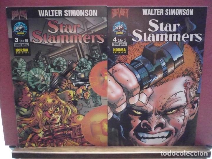 C&oacute;mics: Star Slammers. Walter Simonson. Completa, 5 n&uacute;meros, Norma Editorial. - Foto 4