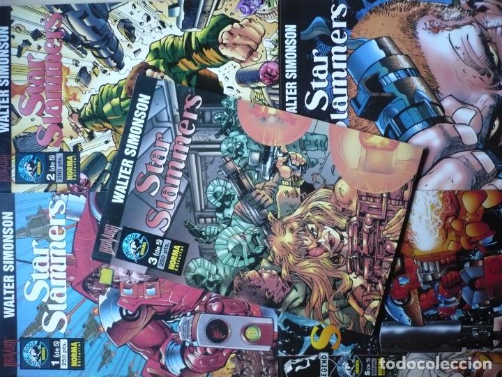 C&oacute;mics: Star Slammers. Walter Simonson. Completa, 5 n&uacute;meros, Norma Editorial. - Foto 1
