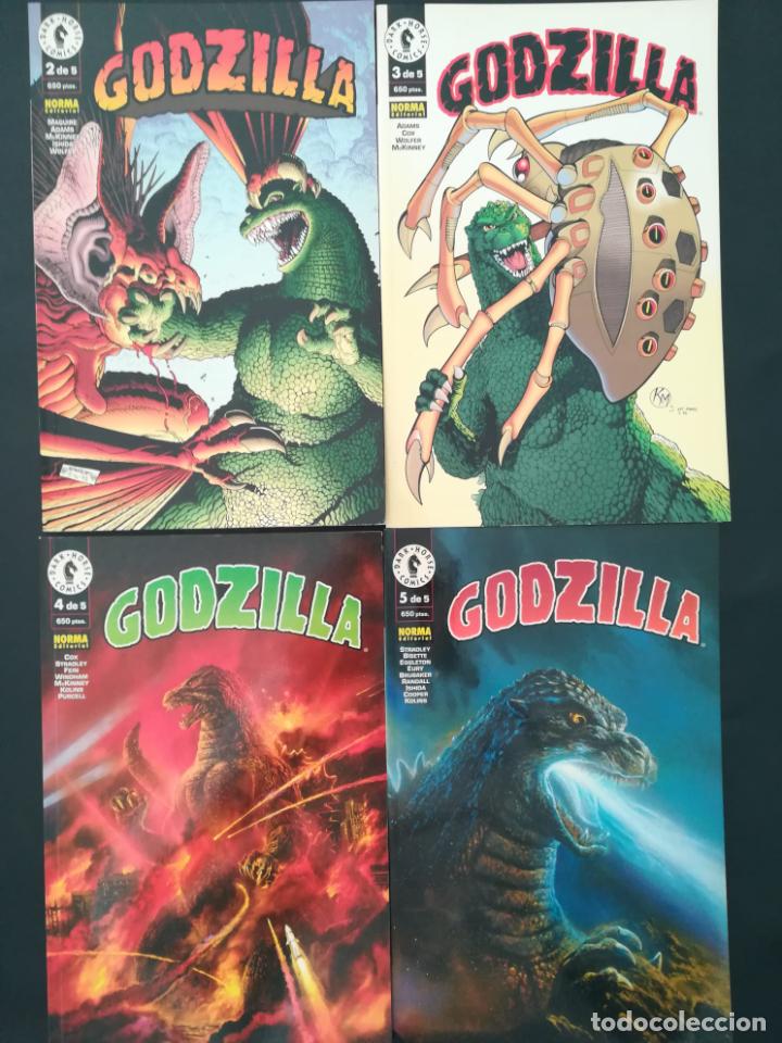 C&oacute;mics: GODZILLA 2,3,4,5 DE 5 BUEN ESTADO - Foto 1