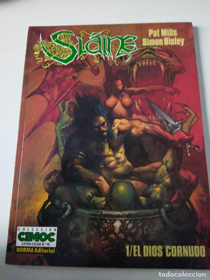 C&oacute;mics: SLAINE N&deg;.1 EL DIOS CORNUDO. MILLS, BISLEY - Foto 1