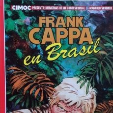 Cómics: CIMOC PRESENTA FRANK CAPPA EN BRASIL - MANFRED SOMMER - NORMA. Lote 309739938