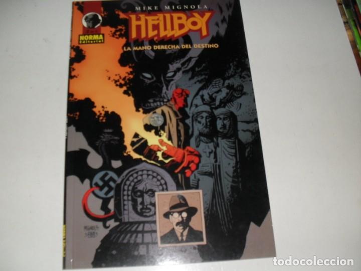 C&oacute;mics: hellboy:la mano derecha del destino.numero unico.norma ediciones,a&ntilde;o2001.IMPECABLE. - Foto 1