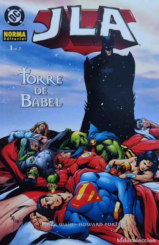 C&oacute;mics: JLA LA TORRE DE BABEL - COLECCI&Oacute;N COMPLETA 2 TOMOS - NORMA EDITORIAL DE KIOSKO. - Foto 4