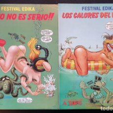 Cómics: FESTIVAL EDIKA. COLECCIÓN COMPLETA DE 2 TOMOS. 1ª EDICION. NORMA EDITORIAL 1988. Lote 325302628