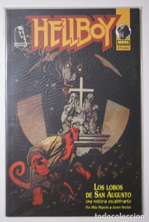 C&oacute;mics: Hellboy : Los lobos de San augusto . Mike Mignola . Norma Editorial 1996 . R&uacute;stica - Foto 1