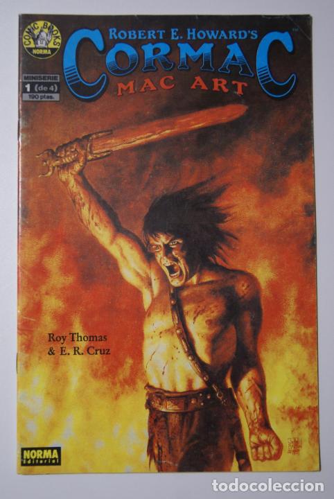 C&oacute;mics: Robert E. Howards Cormac Mac Art , n&ordm; 1 (de 4) . E. R. Cruz, Roy Thomas . Norma Editorial 1990 - Foto 1
