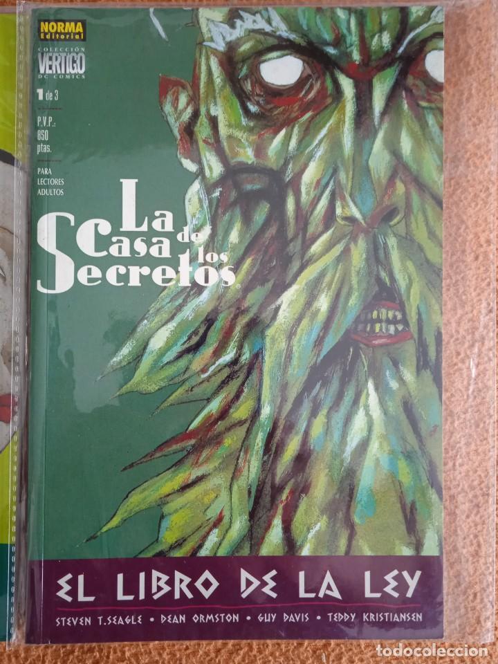 C&oacute;mics: LA CASA DE LOS SECRETOS - EL LIBRO DE LA LEY- COMPLETA- NORMA - Foto 2