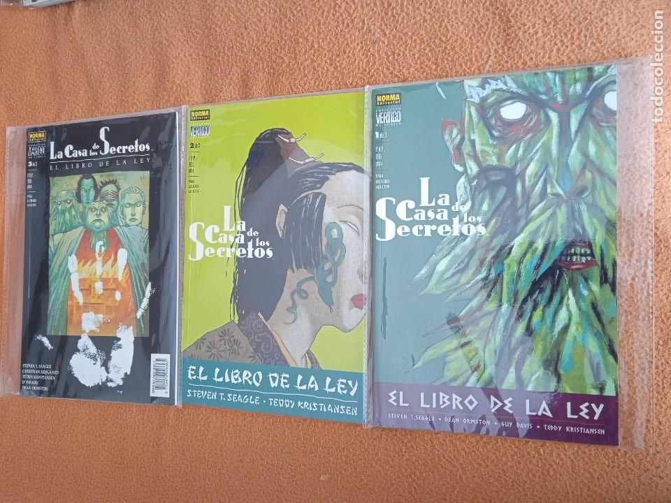 C&oacute;mics: LA CASA DE LOS SECRETOS - EL LIBRO DE LA LEY- COMPLETA- NORMA - Foto 1