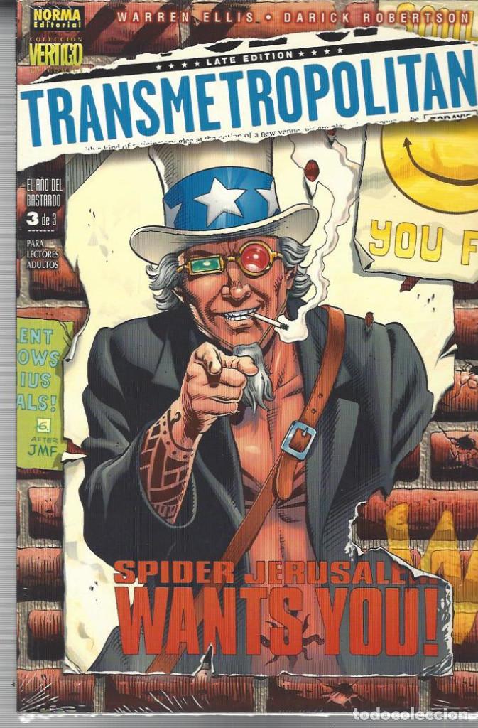 C&oacute;mics: TRANSMETROPOLITAN - EL A&Ntilde;O DEL BASTARDO - 3 TOMOS - COMPLETA - A ESTRENAR !! - Foto 1