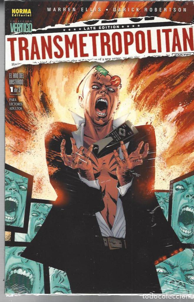 C&oacute;mics: TRANSMETROPOLITAN - EL A&Ntilde;O DEL BASTARDO - 3 TOMOS - COMPLETA - A ESTRENAR !! - Foto 2
