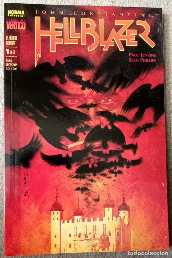 C&oacute;mics: HELLBLAZER - EL &Uacute;LTIMO HOMBRE (3 tomos) - Foto 1