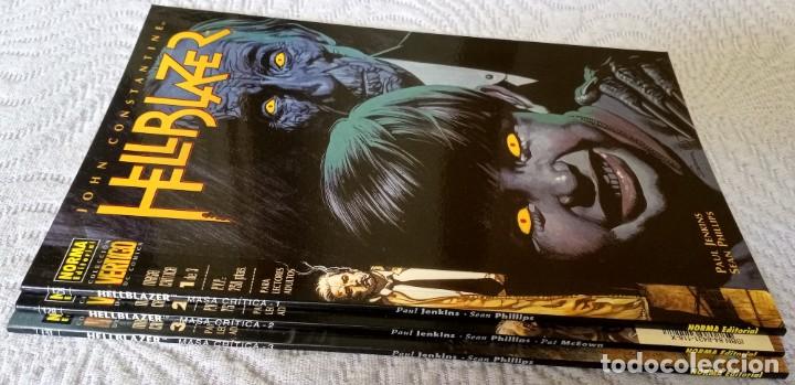 C&oacute;mics: HELLBLAZER - MASA CR&Iacute;TICA (3 tomos) - Foto 3