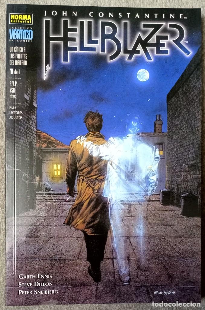 C&oacute;mics: HELLBLAZER - UN C&Iacute;NICO A LAS PUERTAS DEL INFIERNO (4 tomos) - Foto 1