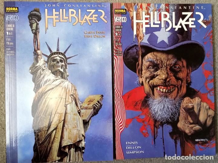 C&oacute;mics: HELLBLAZER - LLAMAS DE CONDENA (2 tomos) - Foto 1