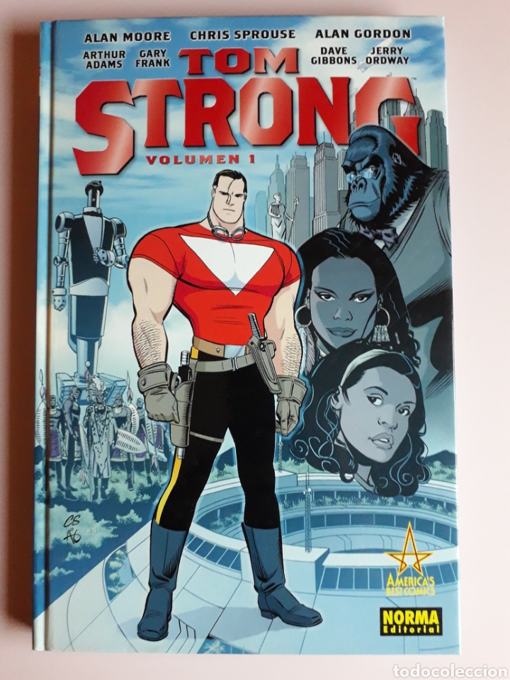 C&oacute;mics: Tom Strong. Tomo 1. Alan Moore. Ed Norma. Excelente estado - Foto 1