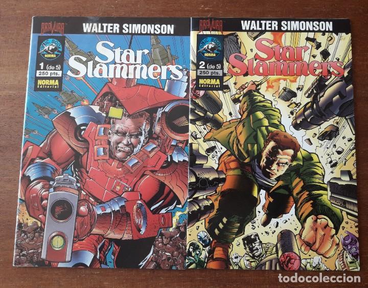C&oacute;mics: STAR SLAMMERS N&ordm; 1 Y 2 NORMA COMICS WALTER SIMONSON GRAPA - Foto 1