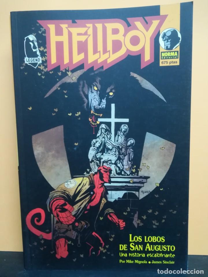 C&oacute;mics: HELLBOY. LOS LOBOS DE SAN AUGUSTO. NORMA EDITORIAL - Foto 1